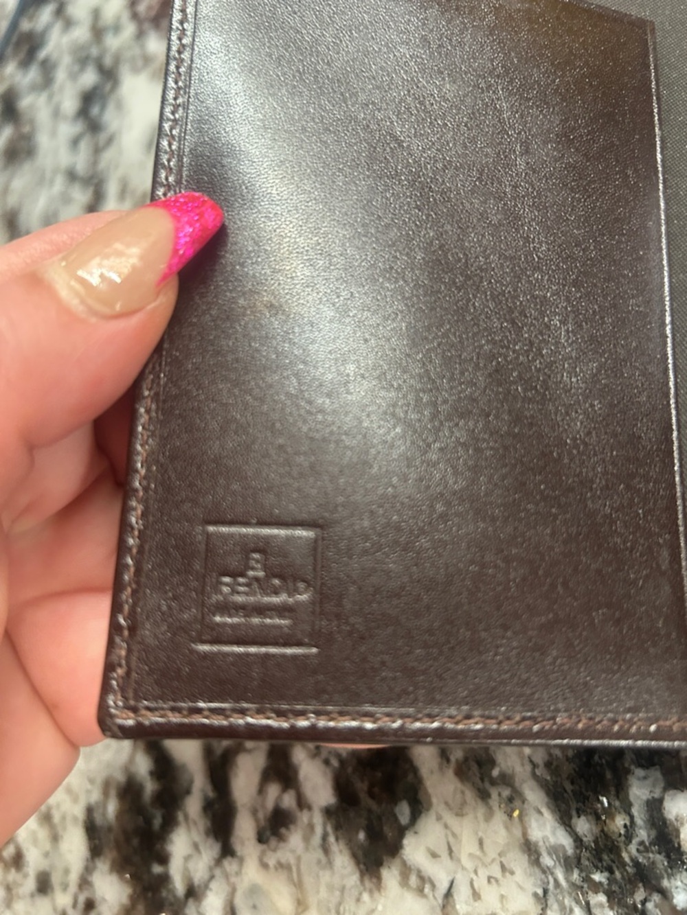 Fendi Zucca Canvas Agenda Wallet with note pad and box - Picture 5 of 7